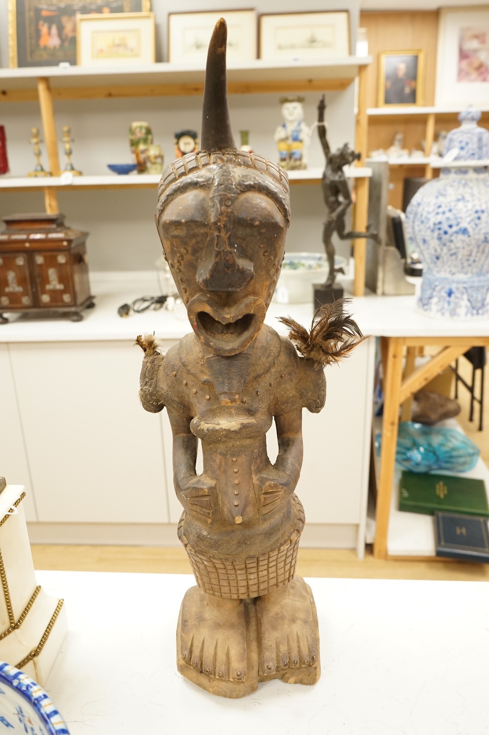 African art - a Songye Nkishi power figure, 62cm